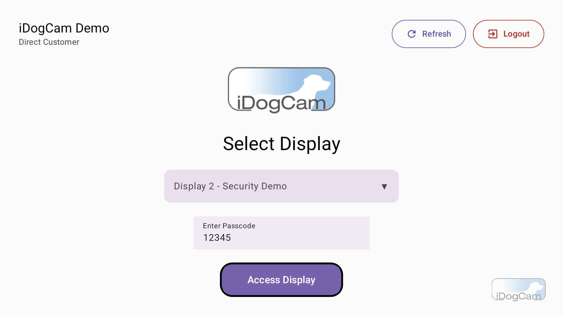 Digital Display App Demo